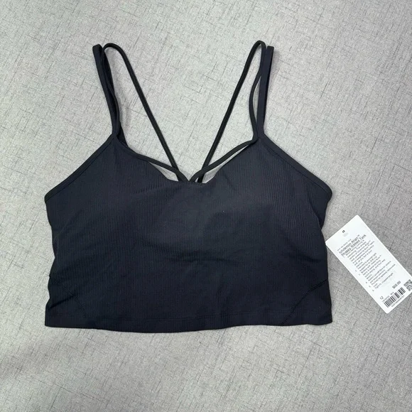 Lululemon Align Strappy Back Tank Top Black 10 12 Nwt - Picture 4 of 8